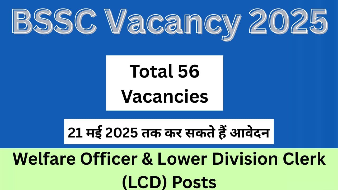 BSSC Vacancy 2025