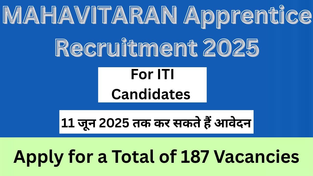MAHAVITARAN Apprentice Recruitment 2025